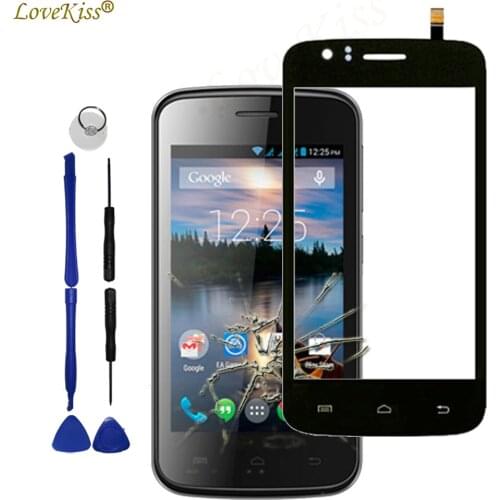 Atom Touchscreen Front Touch Panel For Explay Atom Touch Screen Sensor LCD Display Digitizer Outer Glass Cover Replacement Tools