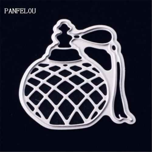 PANFELOU Perfume bottle metal crafts paper die cutting dies for Scrapbooking/DIY wedding Halloween Hand account cards
