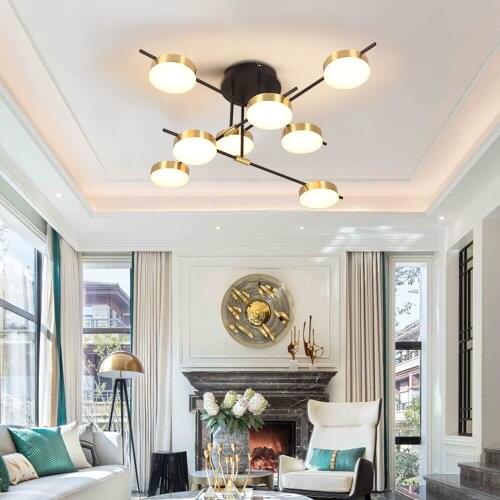 Lamplo Modern Ceiling Chandelier Led Lamp Indoor Lighting For In The Living Room Led Light Chandeliers In The Bedroom Restaurant