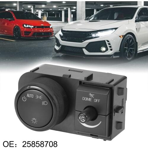 X Autohaux Headlight Switch Dome Lamp Switch for Chevrolet Tahoe 2007-2012 25858708