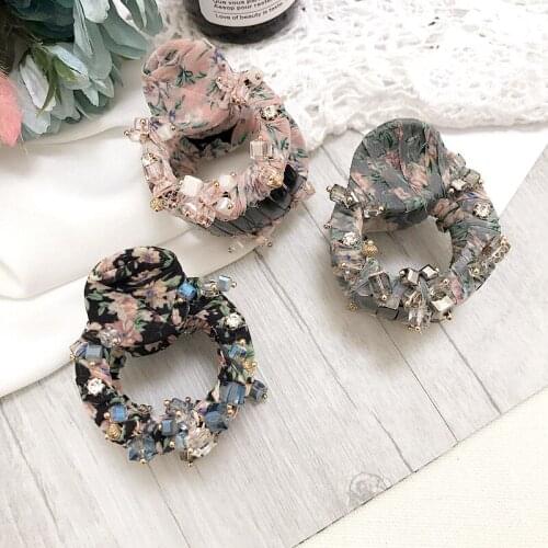 Fashion Girl Sweet Rhineston Hair Claws Beam Hairpin Women Hair Accessories Beauty Hair Crab Clamp Headwear small Hair Clip