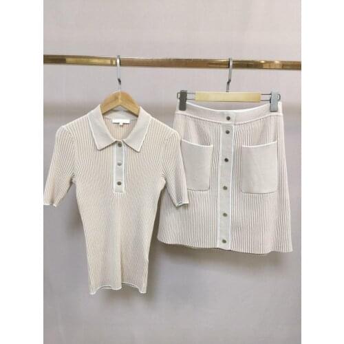 107789 elegant 2020 women skirt set simple formal office lady suit