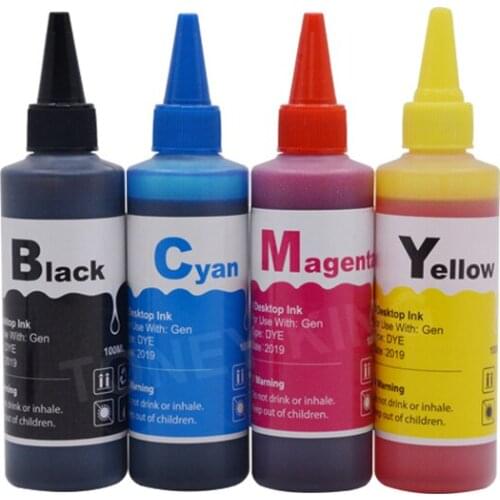 100ml Printer Ink For HP 123 122 121 302 301 304 300 140 141 21 22 652 650 XL 63 63xl Ink Cartridge Bottle Refill Kit