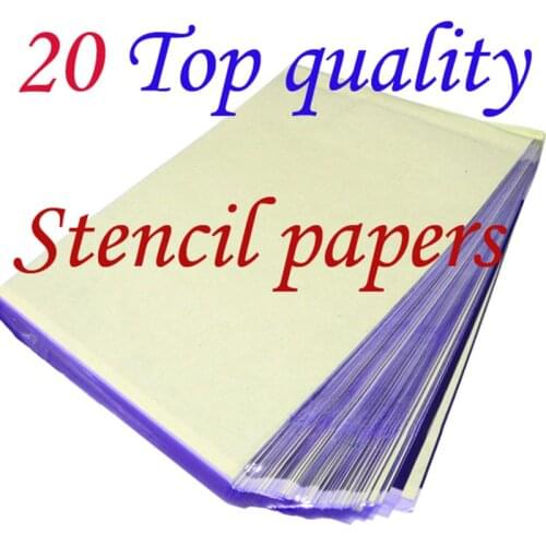 Solong Tattoo Tattoo Accessories 20 pcs A4 Tattoo Transfer Stencil Paper for tattoo Supplies T201