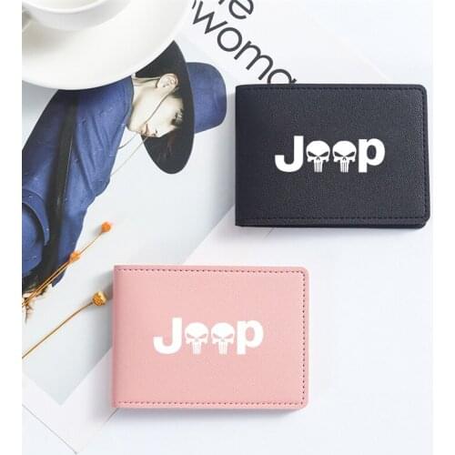 Car accessories Fashion Leather Card Case For JEEP grand cherokee wrangler Renegade Patriot Compass Trail Hawk Rubicon Liberty C