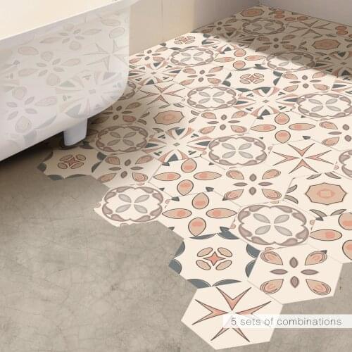 Funlife Bathroom Decorative Floor Tile Sticker,Self-adhesive Tiles Stickers For Kitchen Floor,Waterproof Tile Wall Sticker Decal