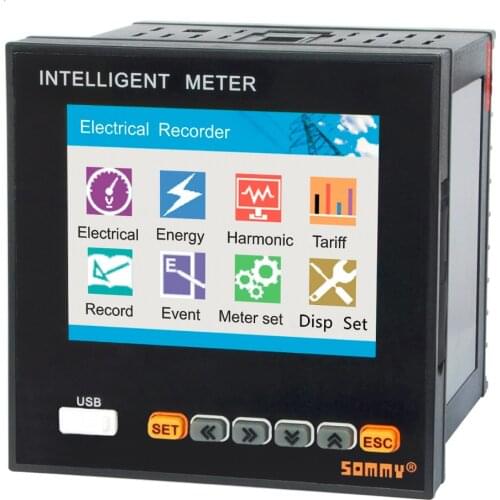 Intelligent Voltage Current Power Recorder and Data Logger