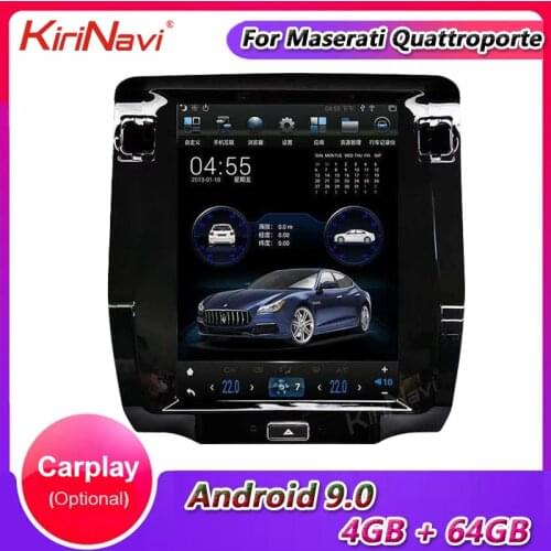 KiriNavi 10.4" Vertical Screen Tesla Style Android 9.0 Car Radio For Maserati Quattroporte Car Dvd Multimedia Player Auto GPS 4G