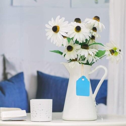 NHBR 500Pcs Waterproof Tags with String Plastic Reusable Plant Labels Hanging Marking Tags for Gardening Jewelry Clothing