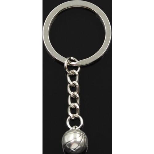 New Fashion Keychain 15x11x11mm 3D Basketball Pendants DIY Men Jewelry Car Key Chain Ring Holder Souvenir For Gift