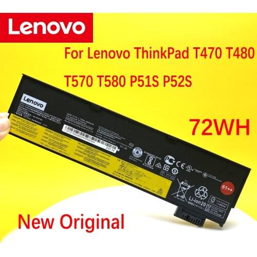 Lenovo Thinkpad T470 T480 T570 P51S 01AV427 01AV423 SB10K97580 NEW Original 6600mAh 61++ Laptop Battery