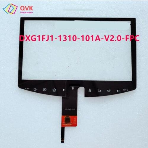New touch scren P/N DXG1FJ1-1310-101A-V2.0-FPC Capacitive touch screen panel, digital converter sensor panel