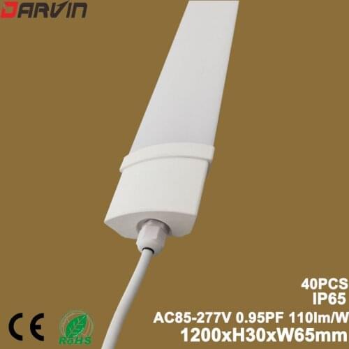 NEW STYLE. IP65 Waterproof Led Tube Light 4 feets 1200mm 36W AC85-265v High Lumen High CRI RA85 delicacy