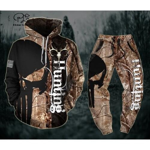 HUNTING CAMO DEER hoodies 3D printed Love Horse Sweatshirt Hoodie Harajuku Autumn Streetwear women foe men Casual Tracksuit