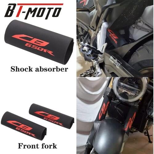 Motorcycle Front Fork Rear Shock Absorber Suspension Dustproof Waterproof Stretch Fabrics Protection Circle For HONDA CB650R 650