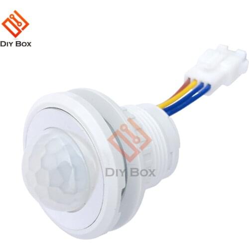 AC 220V Human Induction Switch LED Ceiling Light PIR Motion Sensor Switch Downlight IR Infrared Bulb 3-6M Sensing 20S Delay 50Hz