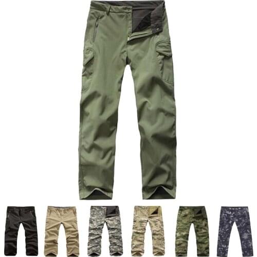 Tactical Sharkskin TAD Pants Army Military Trousers Camouflage Hunting Accessories Outdoor Sport For Camping Climbing Hiking