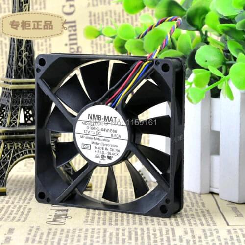 Free shiiping NMB- MAT 3106kl-04w-b86 8015 12V 0.5A 8cm pwm fan