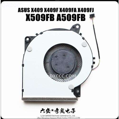 QAOOO Fan For ASUS X409 X409F X409FA X409FJ X509FB A509FB FL8700 FL8700D FL8700U FL8700F Y5200 Y5200U Y5200F CPU COOLING FAN