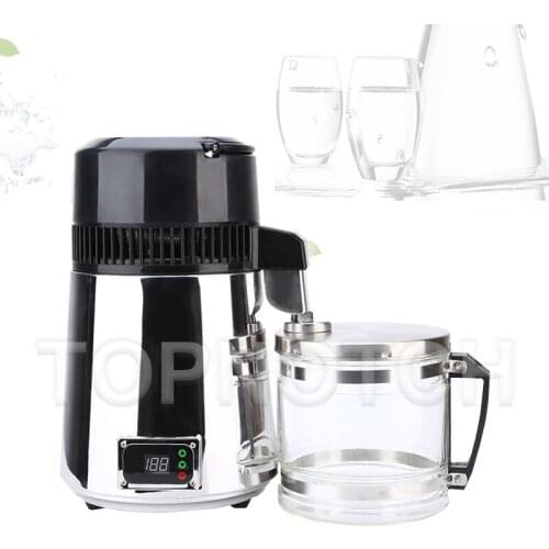 Water Distiller Alcohol 4L 750W Temperature Controlled Home Use Water Distiller Machine 110V/220V