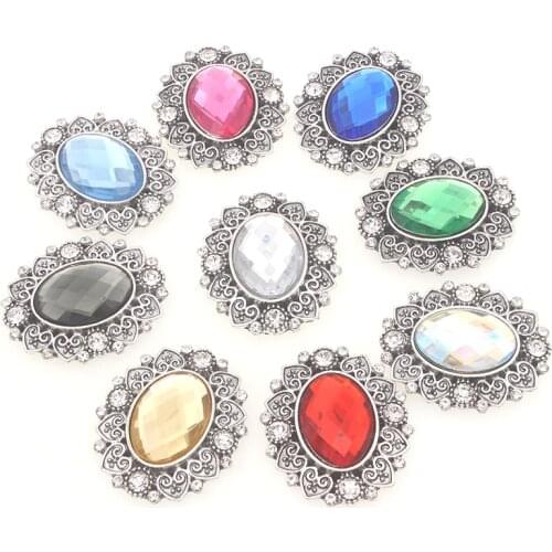 30x25mm Flat Back Embellishments For Craft DIY Acryl Bead Hairbow Jewelry Making Rhinestone Decoration Accesorios Manualidades