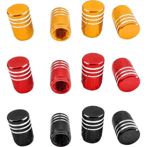 4pcs Bike Anti-Dust Air Tyres Nozzle Cover Wheels Spare Parts Moto Bicycle Car Universal Valve Caps Bicycle Accessories