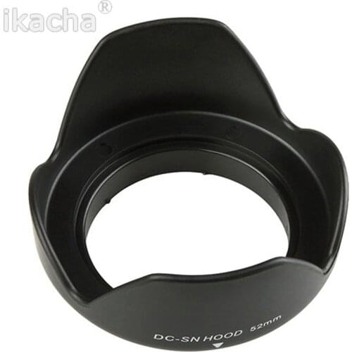 52mm Flower Lens Hood for Nikon D5200 D5100 D3100 D3200 D3000 and 18-55mm 55-200mm Plastic Camera Accessories