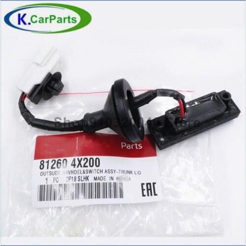 81260-4X200 81260 4X200 New Door Handle Trunk Lock Release Switch for KIA RIO 2011-2016