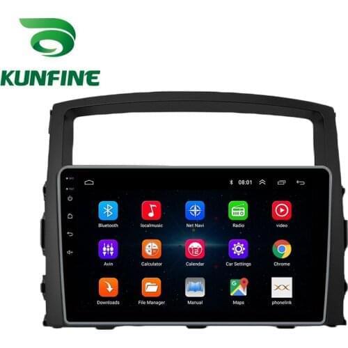 Android 10.0 Octa Core Car DVD GPS Navigation Player Deckless Car Stereo for Mitsubishi Pajero V97 Headunit 2006-2011Radio