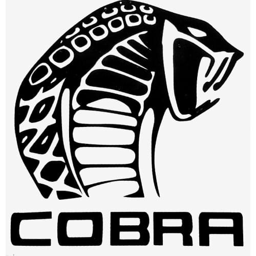 For 1 COBRA Vinyl STICKER DECAL 5"WX5"H "