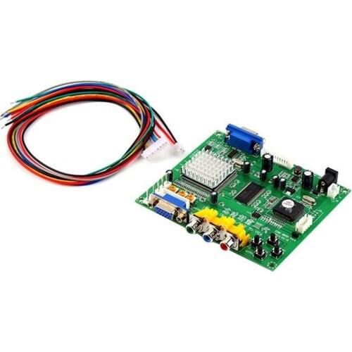CGA EGA RGB to VGA GAME Video Converter Board 1 VGA Output Game Converter Board for XBOX PS2 Game Console Accessories