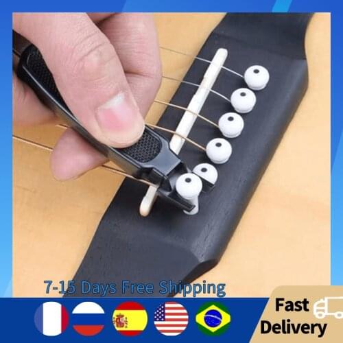 3 In 1 Guitar Tuning Tool Stringed Instrument Accessories Guitars String Cutter Pin Puller Guitar Winder String Clamp Remover