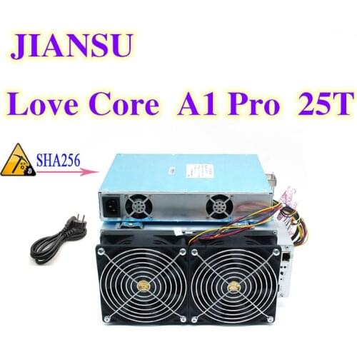 New Asic Bitcoin Miner Love Core A1Pro 23T BTC BCH Miner With PSU Economic Than Antminer S19 T19 S17 T17 Z15 WhatsMiner M21S M31