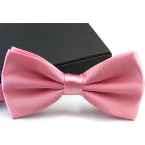 Fashion Men Casual Solie Bow Tie Polyester Ties Male Neck Wear Waiter Hotel Suit 011