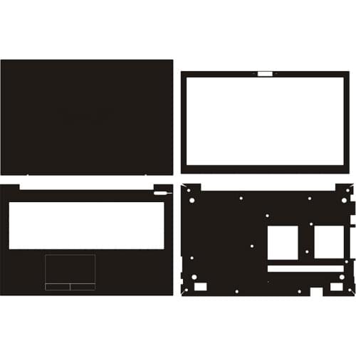 Laptop Sticker Skin Decal Carbon fiber Leather Cover Protector for Sony VAIO F15 vjf157f11t 15.6"