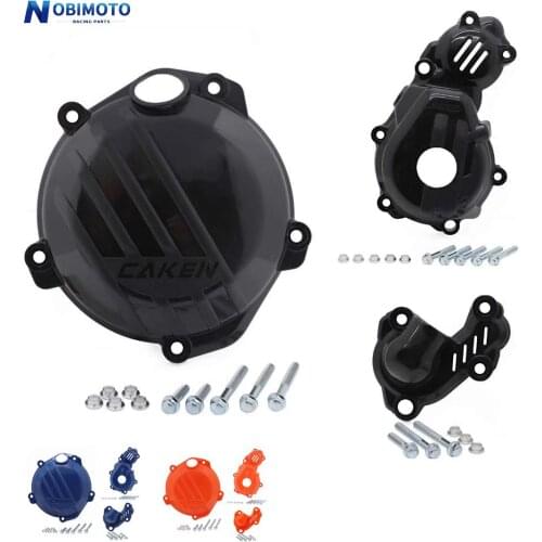 Motorcycle New Magneto Engine Clutch Water Pump Cover Protect Guard For KTM Husqvarna FC FE FX SXF EXCF XCF 250 350 2016-2020