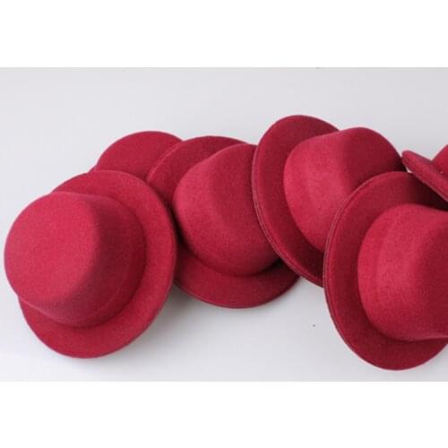 18 Color 13CM Fascinator Hat DIY Millinery Hair Accessories Millinery Hair Accessories Party Fascinator Base Mini Top Hat