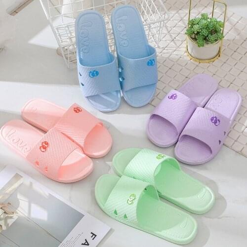 Lovers Cute Flip Flops Men/Women Home Wear-Resistant Sandals Ladies Indoor Platform Floor Slippers Female House Fashion Shoes 45