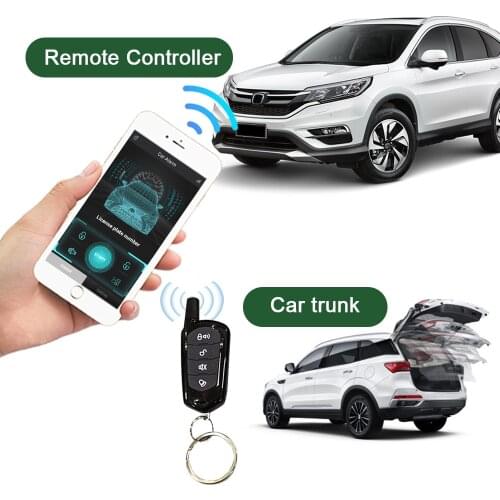 Smartphone keyless entry system start stop pke car alarm system start stop button car central lock auto alarm remote engine star