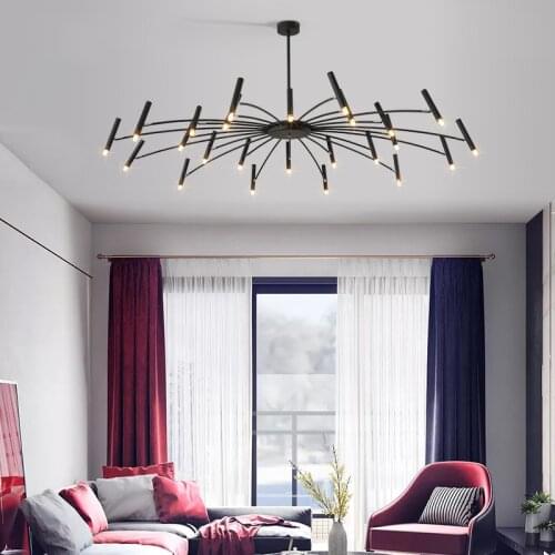 Modern minimalist creative chandelier personality atmosphere living room dining room Nordic art chandelier