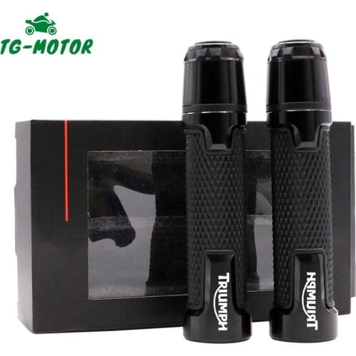 TG-Motor 7/8'' 22mm Motorcycle CNC Handlebar Grip Handle Bar Ends Plug CNC For Triumph SPEED TRIPLE R 2012-2018 2015 2016 2017