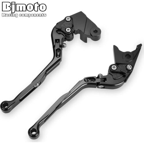 BJMOTO Motorcycle Extendable CNC Brake Clutch Levers For Ducati MONSTER 1200 S 14-16 Panigale V4 18 899 1199 Panigale/S/Tricolor