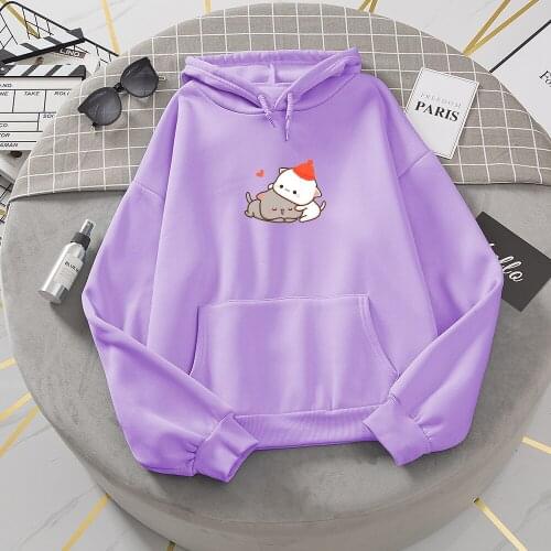 Ulzzang Print Pullover Casual Sweatshirt Female Harajuku Oversized Jumper Kawaii New Year Christmas Women Clothes Hoodies Ladies