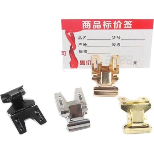 10 pieces Metal POP Clip Sign Holder Bread Store Price Tag Card Holder Clip Price Label Card Sign Holder