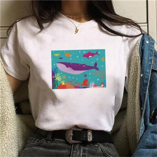 2021 White T Shirt Women Summer Short Sleeve Lady Tops Tshirt Oversized Womens Graphic Tee T-Shirt Casual Female Clothing