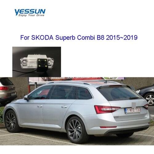 Yessun Car Rear View Camera for SKODA Superb Combi B8 2015~2019 night view reverse camera/license plate camera