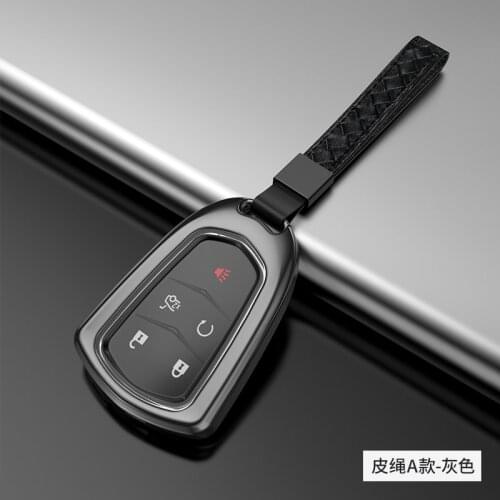Aluminium Alloy Car Key Cover Case For Cadillac CT5 CT4 XT5 XT4 XT6 2020-21 Key Case For Car