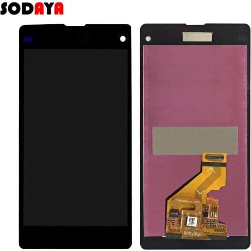 Black For Sony Xperia Z1 Compact Z1 Mini LCD Display + Touch Screen Digitizer Assembly Free Shipping