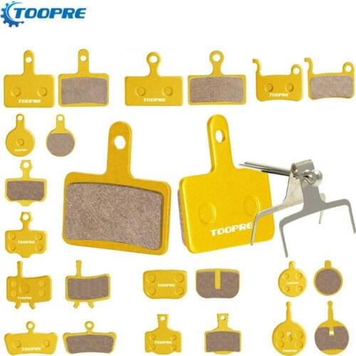 TOOPRE Mountain Bike disc Pad Bike Hydraulic Disc Brake Pads all metal oil disc brake pads BB5 for Shimano TEKTRO SRAM AVID ZOOM