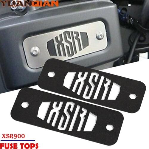 For Yamaha XSR900 XSR 900 2016-2021 2020 2019 2018 2017 Motorcycle Aluminum Fuse Box Top Plates Powder Coated Clutch Cover Top